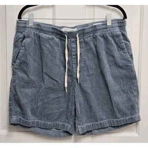 Pacsun Corduroy Volley Shorts Mens Large 6" Inseam Blue